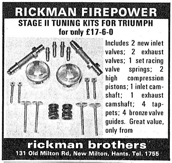Rickman Brothers Engine Tuning Kits                              