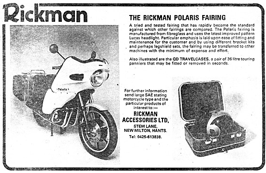 Rickman Fairings                                                 