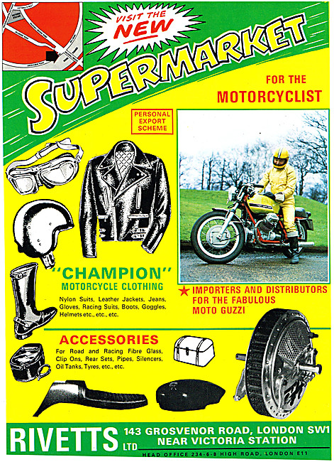 Rivetts Motor Cycle Wear & Motorcycle Accessories                