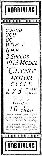 Robbialac Enamel Paints & Finishes 1913 Advert                   