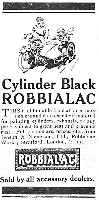 Robbialac Cylinder Black Paint                                   