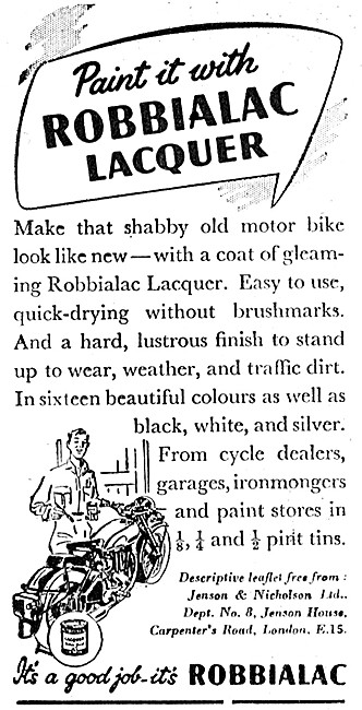 Robbialac Lacquer Touch Up Paints                                