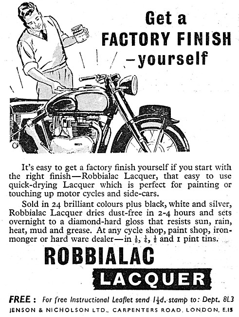 Robbialac Paints & Finishes - Robbialac Lacquer                  