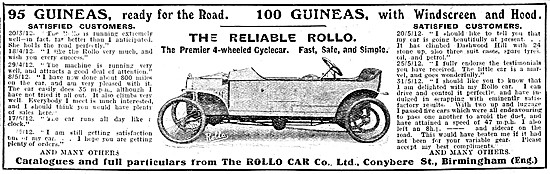 1912 Rollo Cyclecar                                              