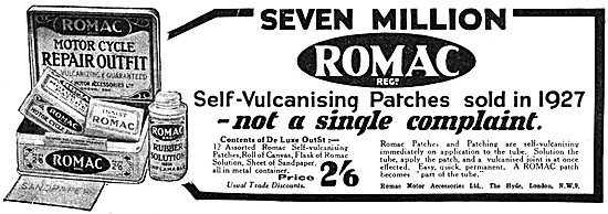 Romac Motorcycle Repair Outfit 1928                              