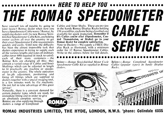 Romac Speedometer Cable Service                                  