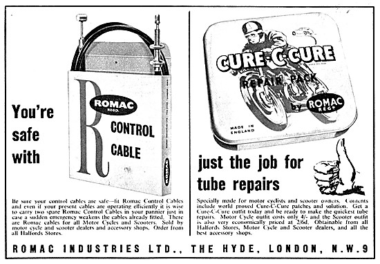 Romac Control Cables - Romac Cure-C-Cure Puncture Outfilts       