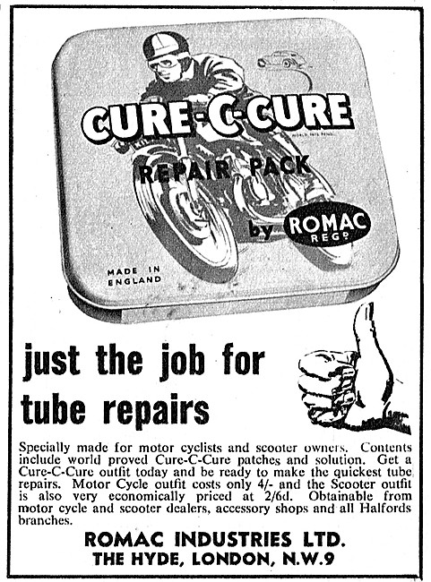 Romac Cure-C-Cure Puncture Repair Kis                            