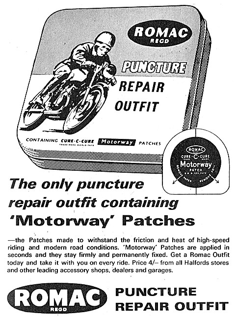 Romac Puncture Repair Kits - Romac Motorway Patches              