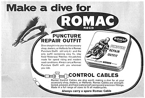 Romac Puncture Repair Outfits - Romac Control Cables             