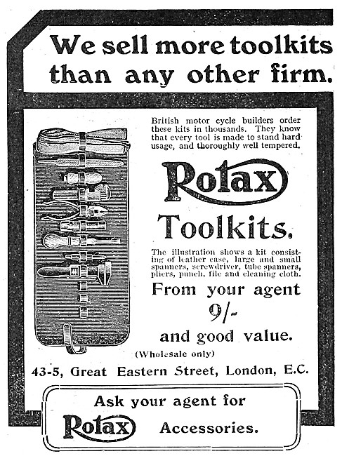 1912 Rotax Motor Cycle Toolkit                                   