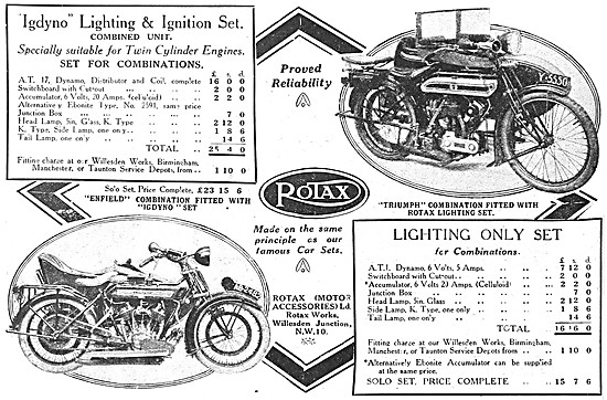 Rotax Igdyno Combined Lighting & Ignition Set                    