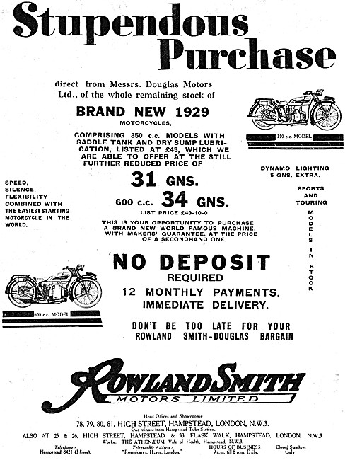 Rowland Smith Motor Cycle Dealership                             