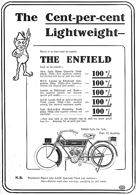 Enfield Motor Cycles                                             