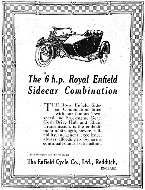 1920 Royal Enfield 6hp Sidecar Combination                       