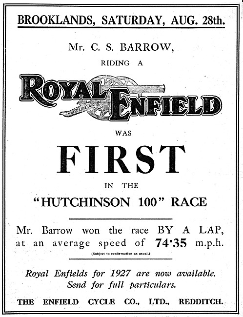 1926 Royal Enfield                                               