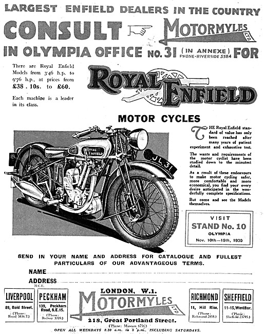 Motormyles For Royal Enfield                                     
