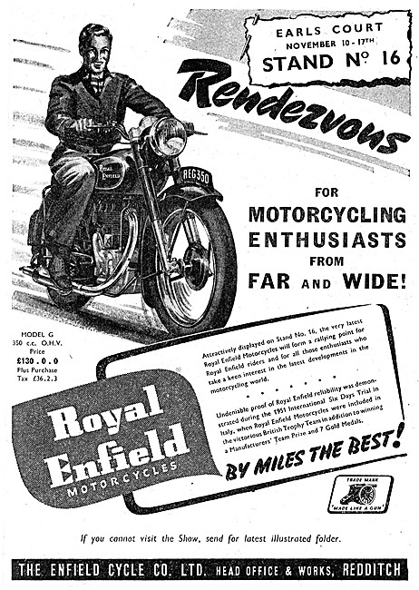 Royal Enfield Model G 1951                                       
