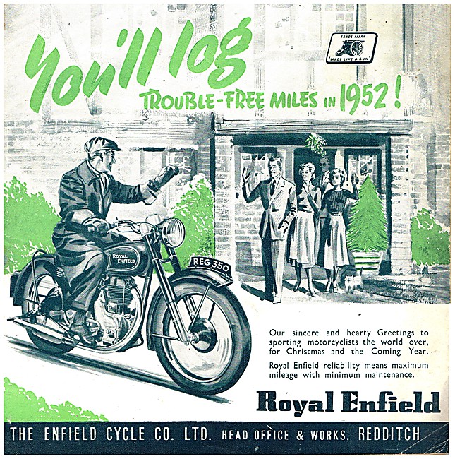 1951 Royal Enfield Motor Cycles                                  