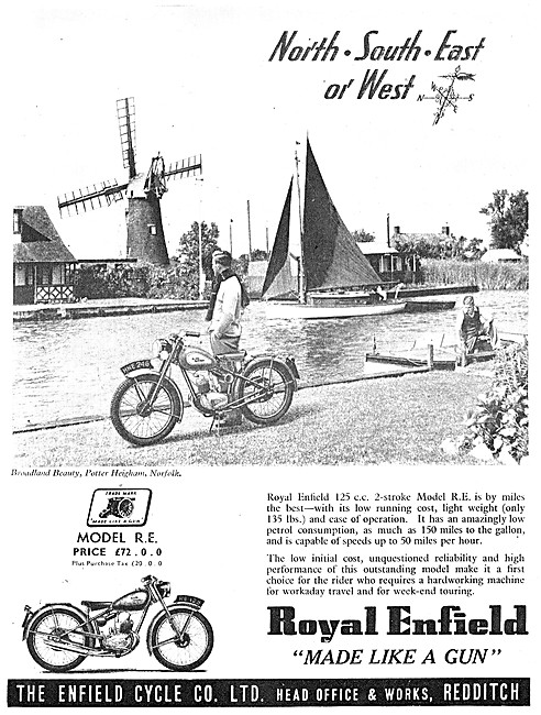 1952 Royal Enfield  R.E.125                                      
