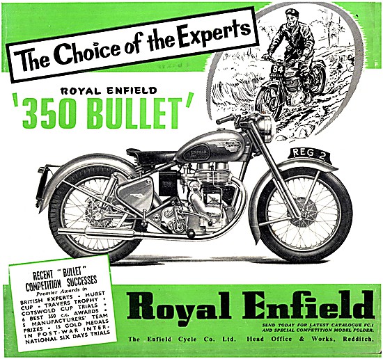 1954 Royal Enfield  Bullet 350 cc                                