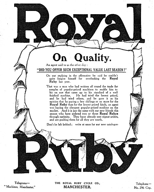 Royal Ruby Motor Cycles                                          