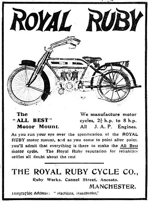 Royal Ruby Motor Cycles                                          