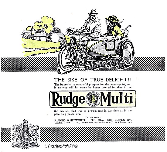 Rudge Motorcycles - Rudge-Multi 1919                             