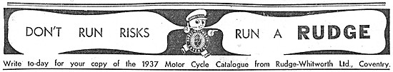 Rudge Motor Cycles                                               