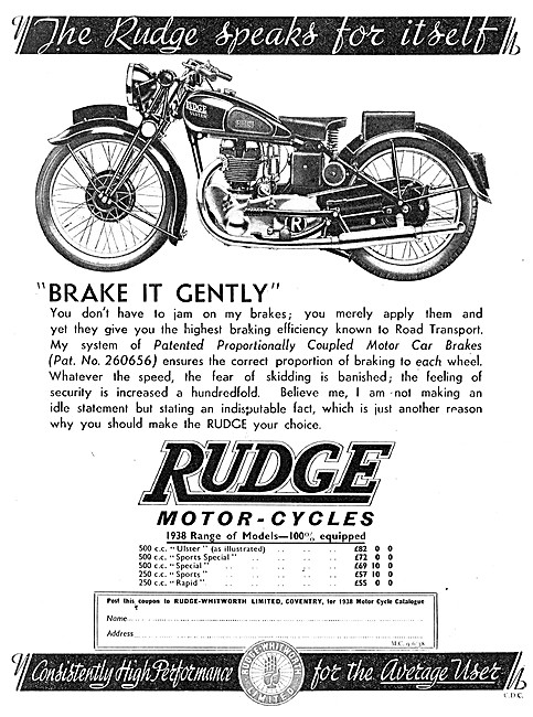 Rudge Ulster 500 cc                                              