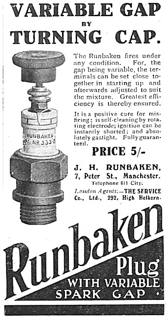 Runbaken Variable Gap Turning Cap Spark Plugs                    