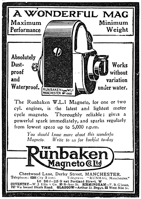 Runbaken Motor Cycle Magnetos                                    