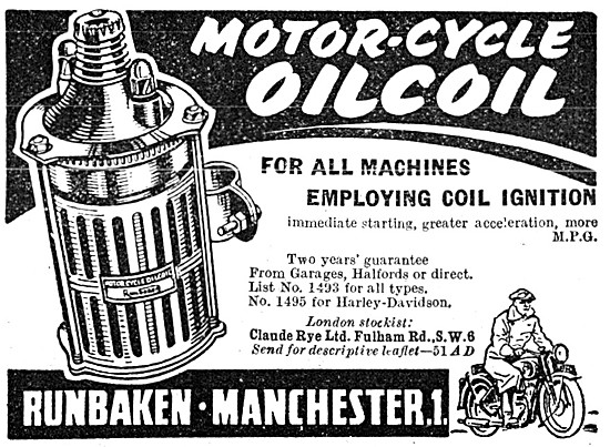 Runbaken Motor Cycle Oil Coil - Oilcoil                          