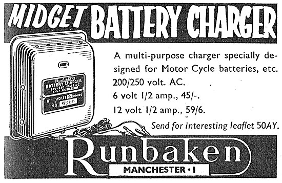 Runbaken MIdegt Motor Cycle Battery Charger                      