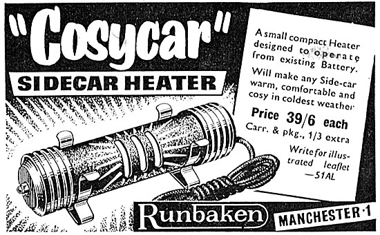 Runbaken Cosycar Sidecar Heater                                  