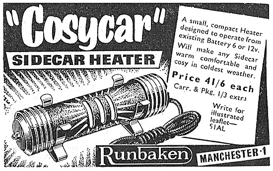 Runbaken Cosycar Sidecar Heater                                  