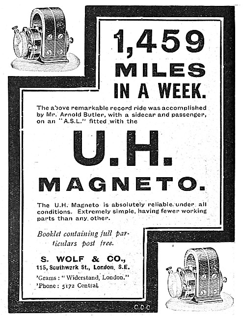 Wolf U.H. Magnetos                                               