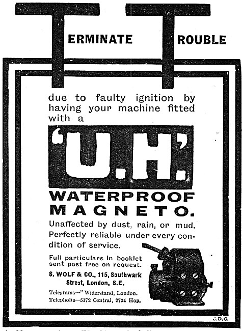 U.H. Waterproof Magnetos                                         
