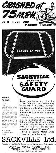 Sackville Motor Cycle Safety Guards                              