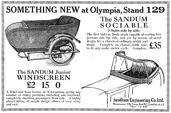 1921 Sandum Sociable Sidecar                                     