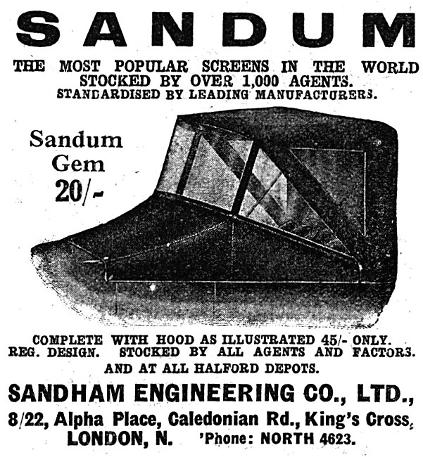 Sandum Sidecars 1930                                             
