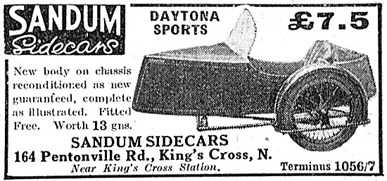 Sandum Daytona Sports Sidecar                                    