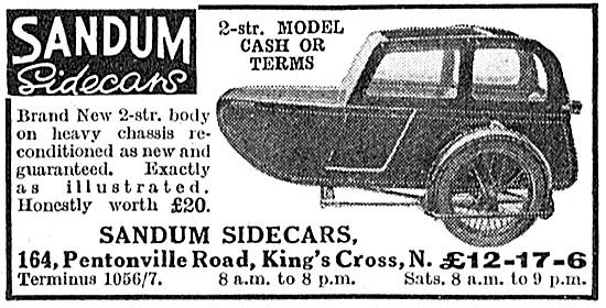 Sandum Sidecars - Sandum 2-Seater Sidecar                        