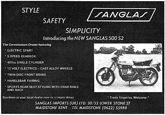 1979 Sanglas 500 S2                                              