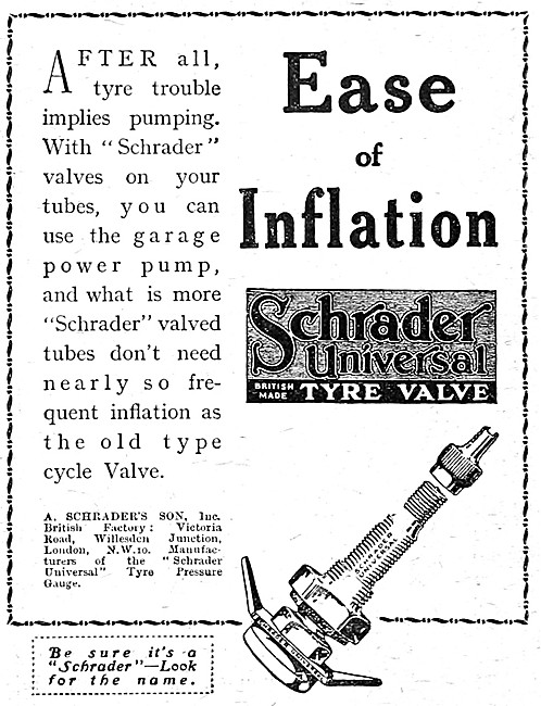 Schrader Universal Tyre Valves                                   