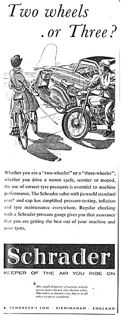 Schrader Tyre Valves & Tyre Pressure Gauges                      