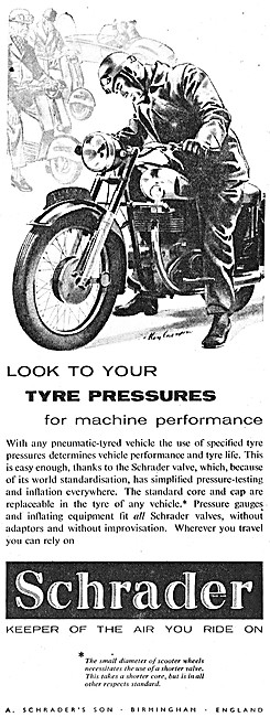 Schrader Tyre Valves Tyre Pressure Gauges                        