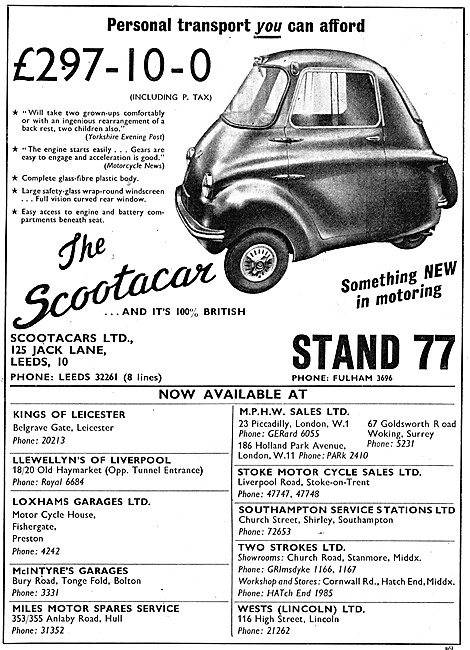 The 1958 Scootacar                                               