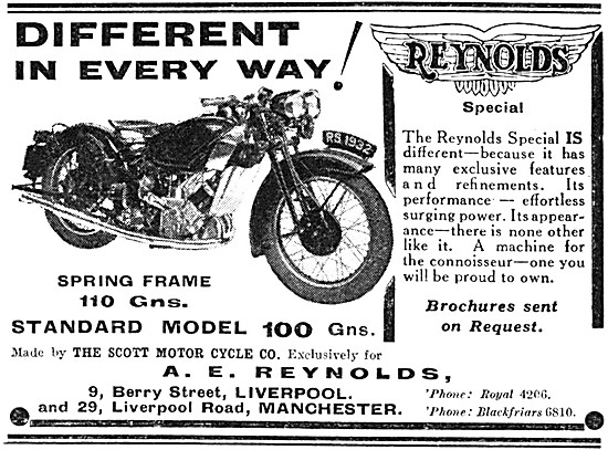 The 1933 Scott-Reynolds Special With Spring Frame                