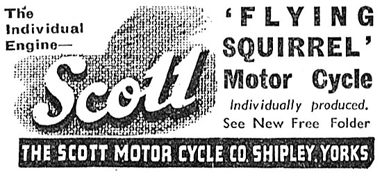 Scott Flying Squirrel Motor Cycle                                